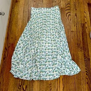 Max Studio pleated maxi skirt